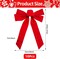10 Pack Red Christmas Bows for Wreath Decorations, 9 x 13 Inches Large Velvet Bows Ribbons Bulk for Tree Topper Gifts Xmas Ornament Indoor and Outdoor Decor